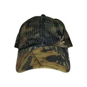 Mossy Oak Camo Trucker Hat Tree Foil Mesh Adjustable Hunting Outdoors